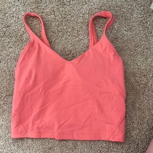 lululemon raspberry cream align tank